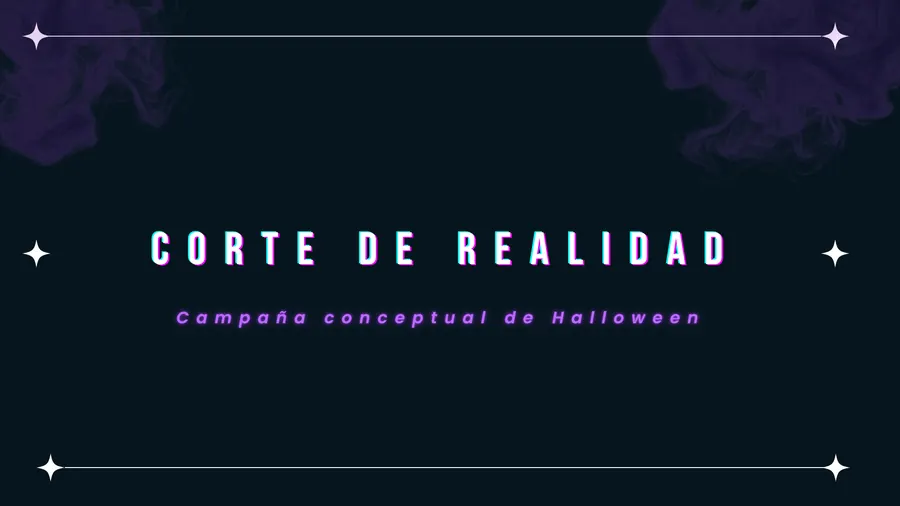 Portada de la campaña conceptual Corte de realidad