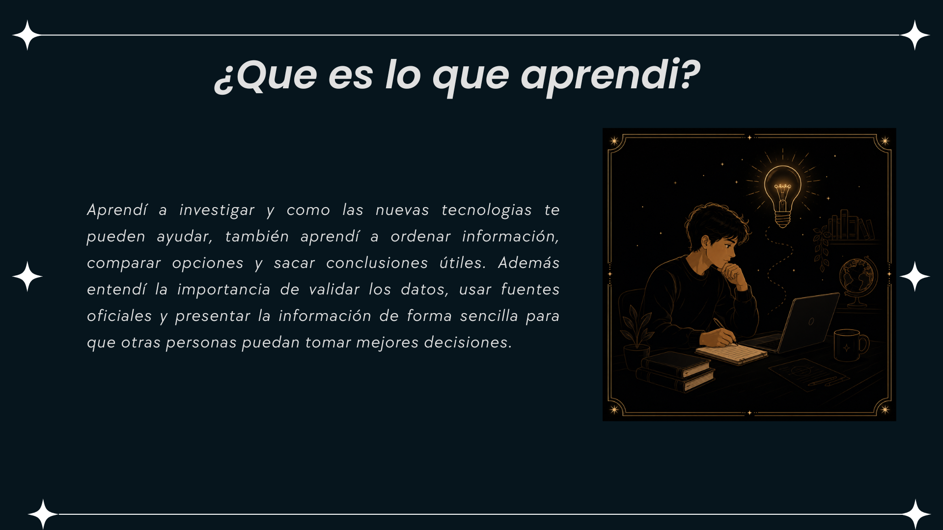 Aprendizajes del proyecto